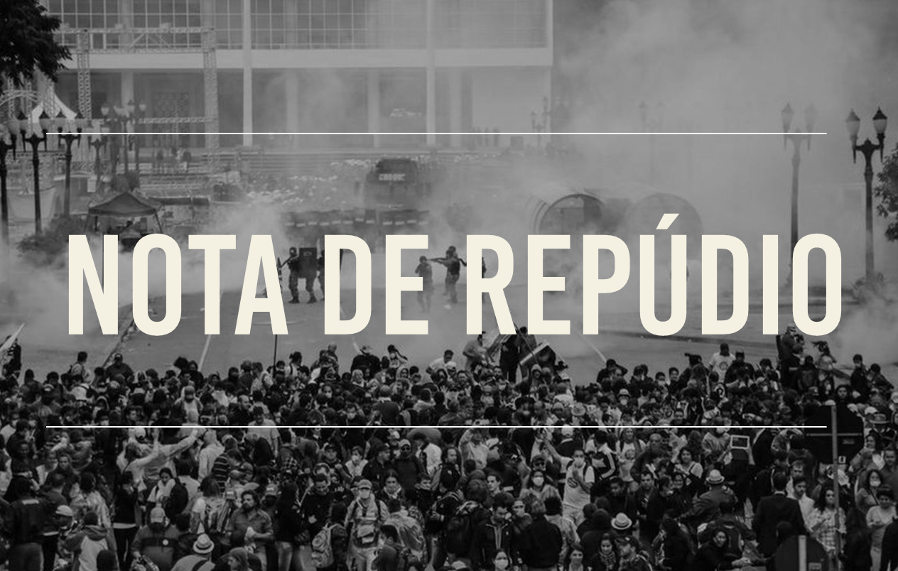 Comando Nacional de Greve do ANDES-SN lança notas de repúdio às ações da PM em atos e ocupações
